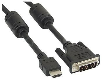 HDMI Adapterkabel, Typ A zu DVI(18+1) St/St, 5.0m