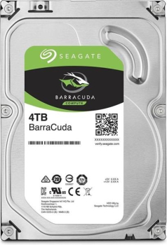 Seagate BarraCuda Compute 4TB/3.5"/256MB/5400rpm/SATA 6Gb/s/SMR