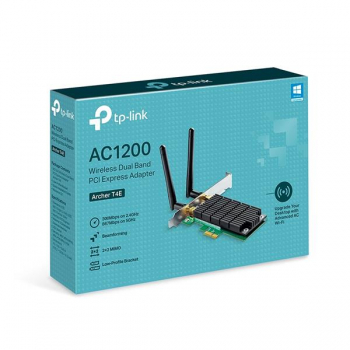 TP-Link Archer T4E AC1200 DualBand Desktop/2.4GHz/5GHz WLAN/PCIe x1