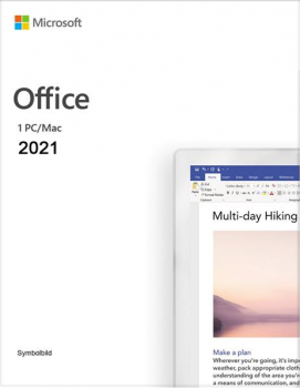 Microsoft Office 2021 Home and Business/Medialess Box/DE