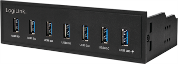 LogiLink UA0342 USB-Hub 5.25", 7x USB-A 3.0