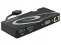 Preview: DeLock 62461 Adapter USB 3.0 auf HDMI/VGA/Gigabit LAN