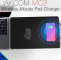 Preview: Jakcom MC2 Wireless Fast Charging Mouse Pad/schwarz