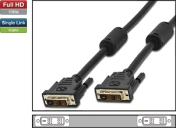 DVI SL (18+1) Anschlusskabel, St/St, 2.0m