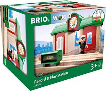 BRIO-World Sprechender Bahnhof, Spielgebäude