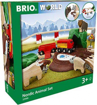 BRIO-Nordische Waldtiere Set, Bahn