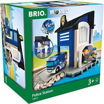 BRIO-World Polizeistation mit Einsatzfahrzeug