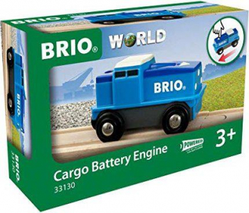 BRIO-Blaue Frachtlok mit Batterie