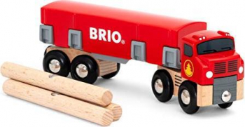 BRIO-Holztransporter mit Magnetladung