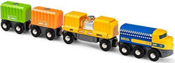 BRIO-Güterzug mit drei Waggons, Bahn