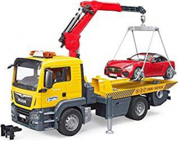 bruder-MAN TGS Abschlepp-LKW mit Roadster
