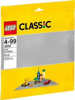 LEGO-10701 Classic Graue Bauplatte