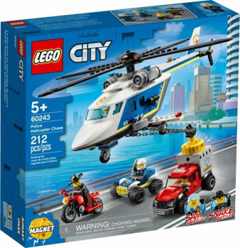 LEGO-60243 City Verfolgungsjagd mit dem Polizeihubschrauber