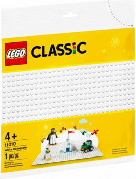 LEGO-11010 Classic Weiße Bauplatte