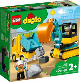LEGO-10931 DUPLO Bagger und Laster