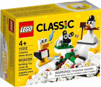 LEGO-11012 Classic Kreativ-Bauset mit weißen Steinen