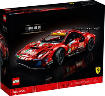 LEGO-42125 Technic Ferrari 488 GTE "AF Corse#51"