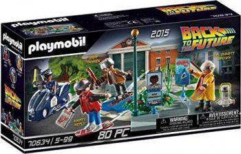 PLAYMOBIL-70634 Back to the Future Part II Verfolgung mit Hoverboard