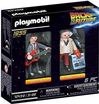 PLAYMOBIL-70459 Back to the Future Marty McFly und Dr. Emmett Brown