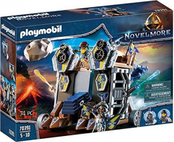 PLAYMOBIL-70391 Novelmore Mobile Katapultfestung