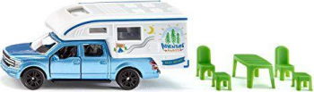 SIKU-SUPER Ford F150 Pick-Up Camper, Modellfahrzeug