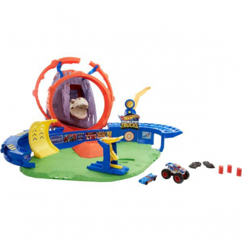 Hot Wheels Monster Trucks T Rex Vulkanarena Spielset