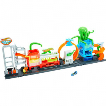 Hot Wheels City Color Reveal Ultimative Auto Waschanlage Spielset