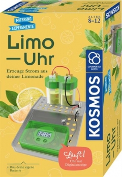 KOSMOS - Limo-Uhr / Experimentierkasten