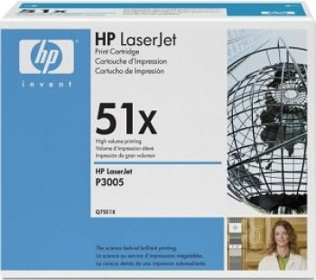 HP Toner Q7551X, Schwarz