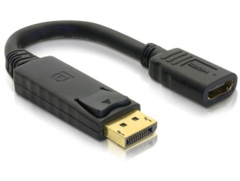 DeLock Adapter-Kabel Displayport (DSP/M-HDMI/F)
