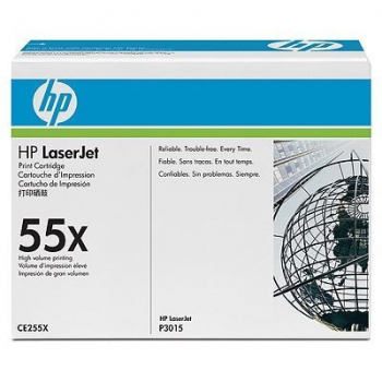 HP Toner 55x (CE255X), Schwarz