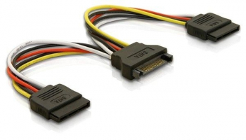 Powerkabel Y-Adapter SATA/2xSATA