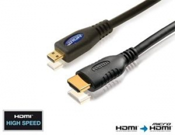 HDMI Kabel HQ, HDMI auf Micro HDMI, 2.0m