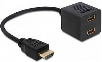 DeLock HDMI High Speed 2-fach Splitter/Ethernet
