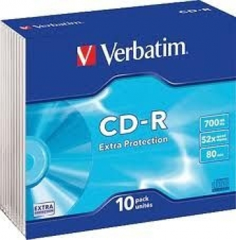 Verbatim 10 x CD-R - 700 MB ( 80 Min ) 52x - Slim