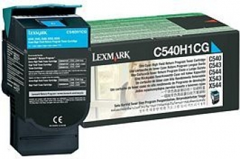 Lexmark Return Toner, cyan, C540H1CG