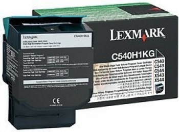 Lexmark Return Toner, schwarz, C540H1KG