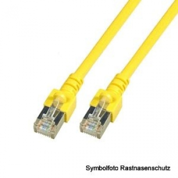 Patchkabel CAT5e 1:1 (Gelb), SF/UTP, PVC, 1.5m