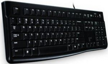 Logitech K120 Keyboard schwarz/USB/DE/
