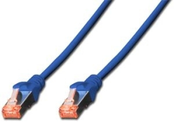 Patchkabel CAT6 1:1 (Blau), LSOH, STP, 3.0m