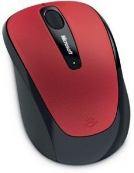 Microsoft Wireless Mobile Mouse 3500, Poppy Red
