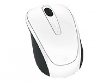 Microsoft Wireless Mobile Mouse 3500 White Gloss