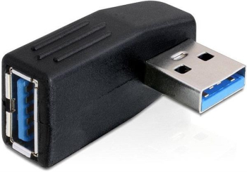 DeLock USB3.0 Adapter, USB-A(M) USB-A(W), 90°