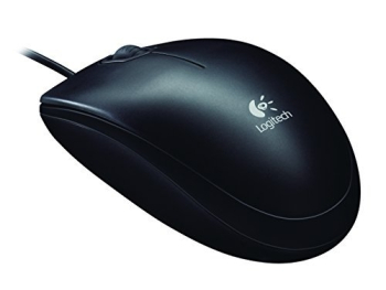 Logitech B100 Optical Mouse, schwarz/USB