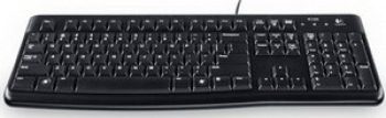 Logitech K120 Keyboard schwarz/USB/DE/OEM