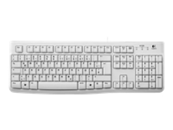 Logitech K120 Keyboard weiss/USB/DE/OEM