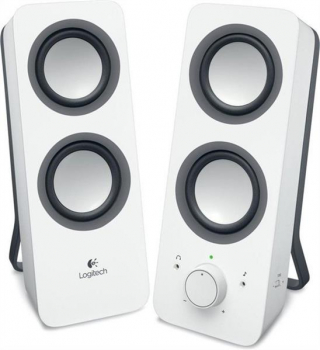 Logitech Lautsprecher Z200 weiss, 2.0 System