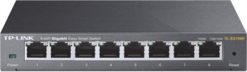Preview: TP-Link TL-SG100 Desktop Gigabit Easy Smart Switch/ 8x RJ-45