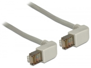 Patchkabel CAT6 1:1/grau/2m/90 Grad Stecker