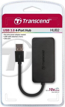 Transcend SuperSpeed USB 3.0 Hub, 4-port